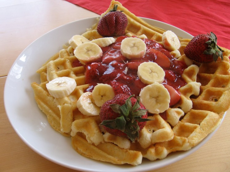 Yes, these are the actual waffles!