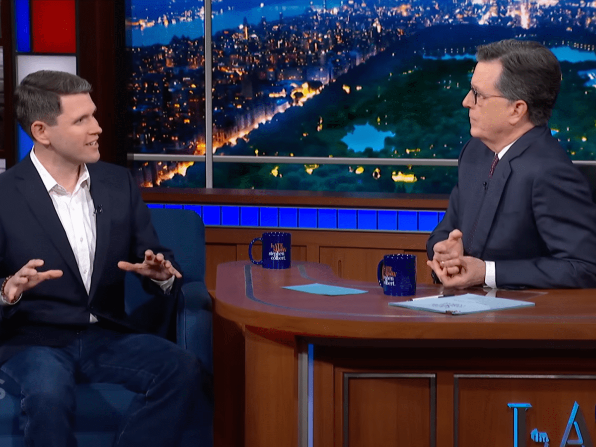 Rep. James Talarico Talks Christianity & Politics on&nbsp;Colbert